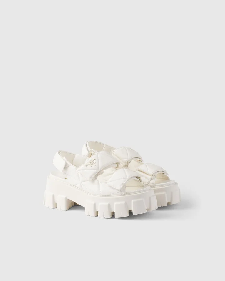Monolith nappa leather sandals