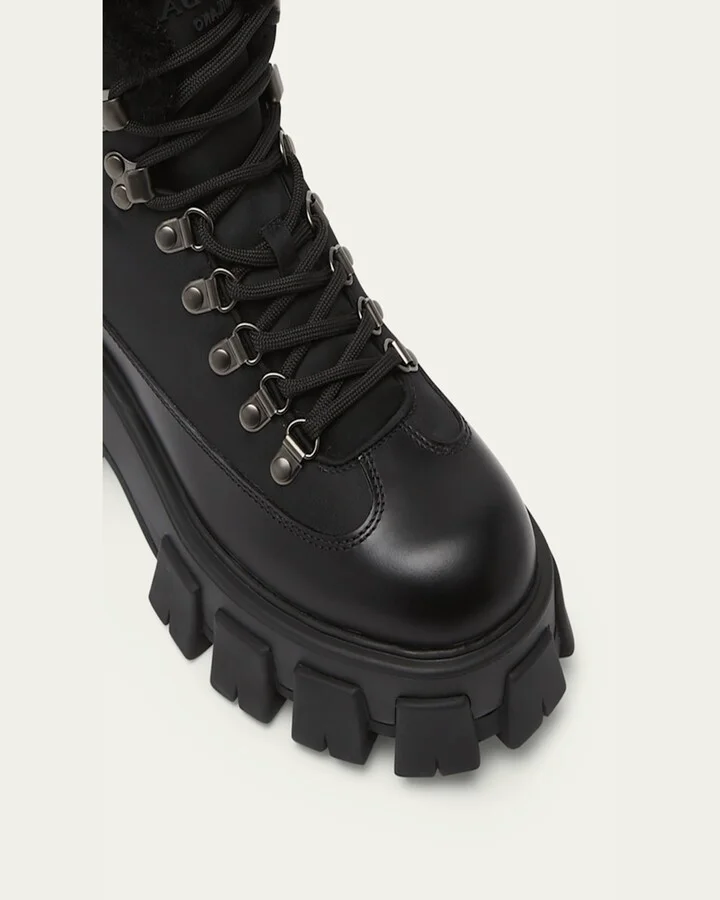 Monolith Nylon Shearling Hiker Boots - Image 5