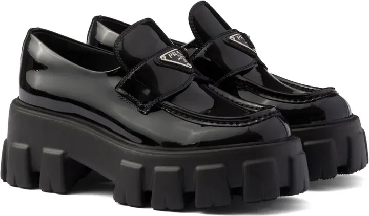 Monolith patent leather loafers - Image 2