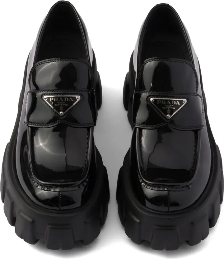 Monolith patent leather loafers - Image 3