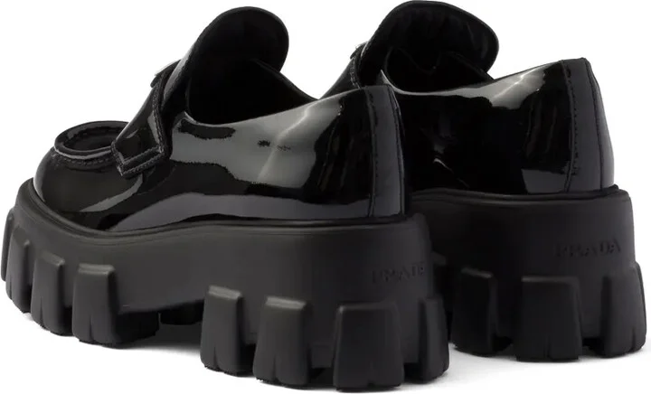 Monolith patent leather loafers - Image 4