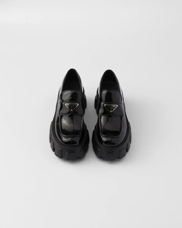 Monolith patent leather loafers - Image 4