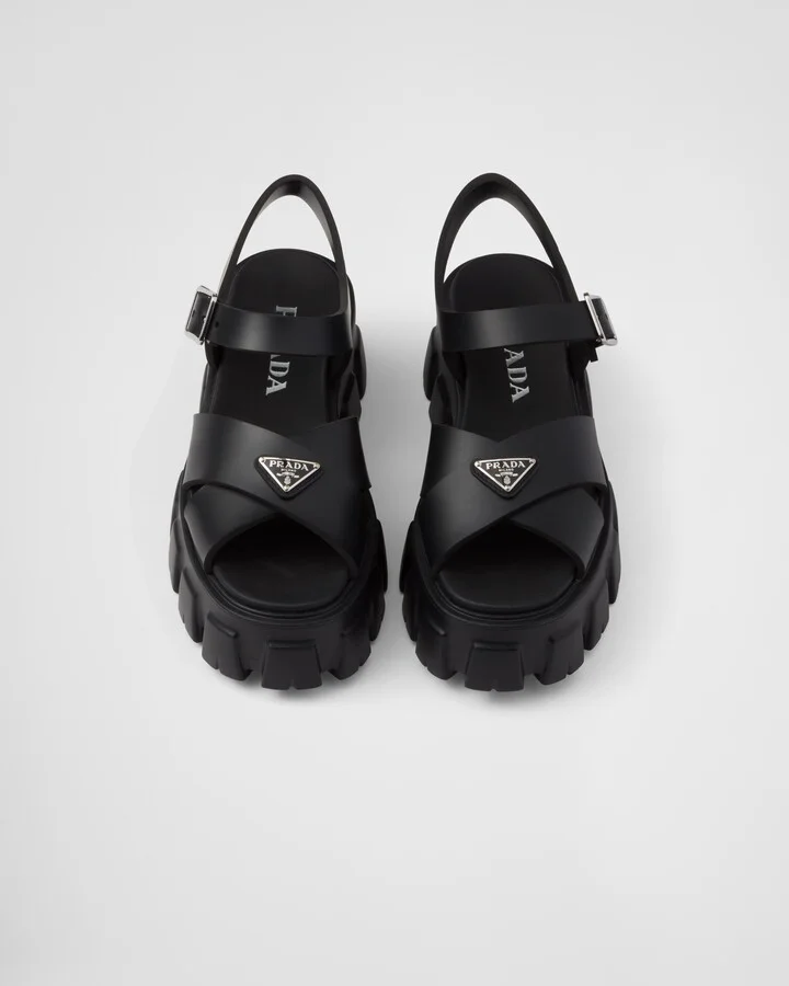 Monolith rubber sandals - Image 3