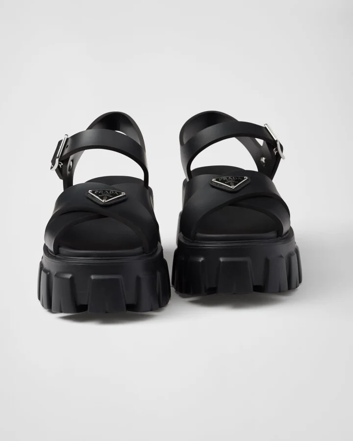 Monolith rubber sandals - Image 5