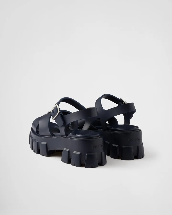 Monolith rubber sandals - Image 4