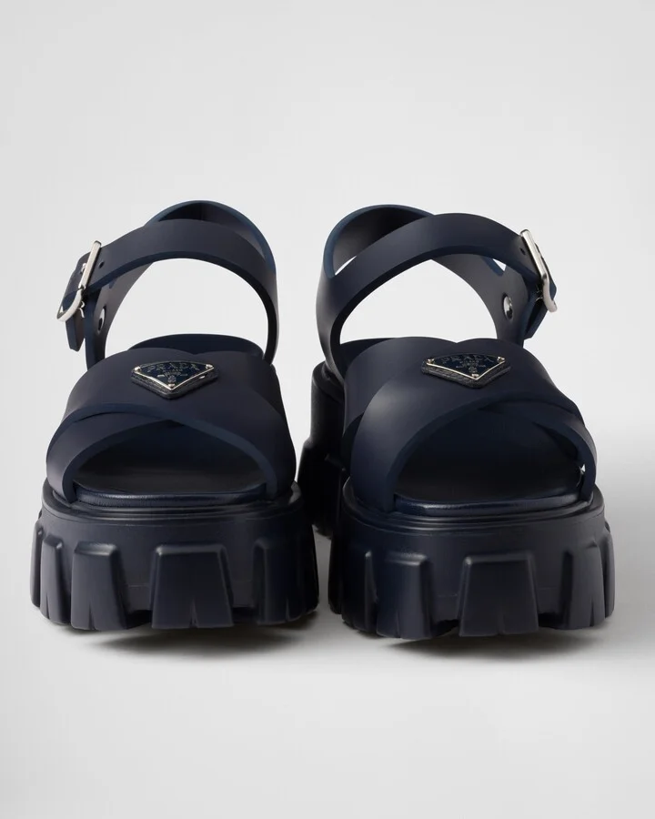 Monolith rubber sandals - Image 5
