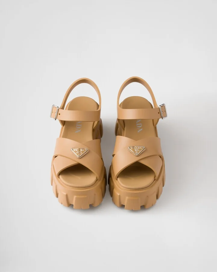 Monolith rubber sandals - Image 3