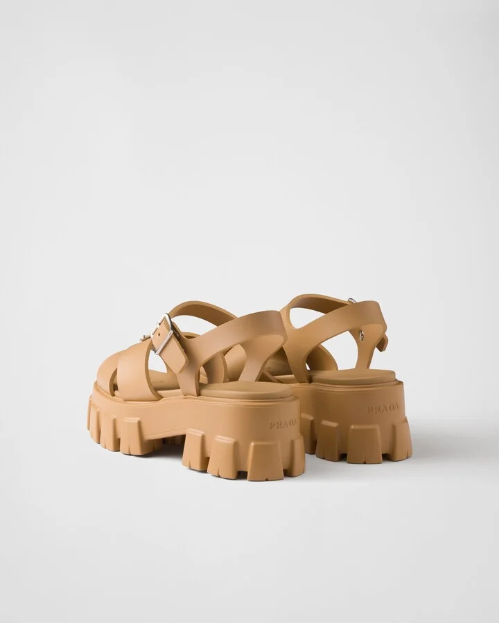 Monolith rubber sandals - Image 4
