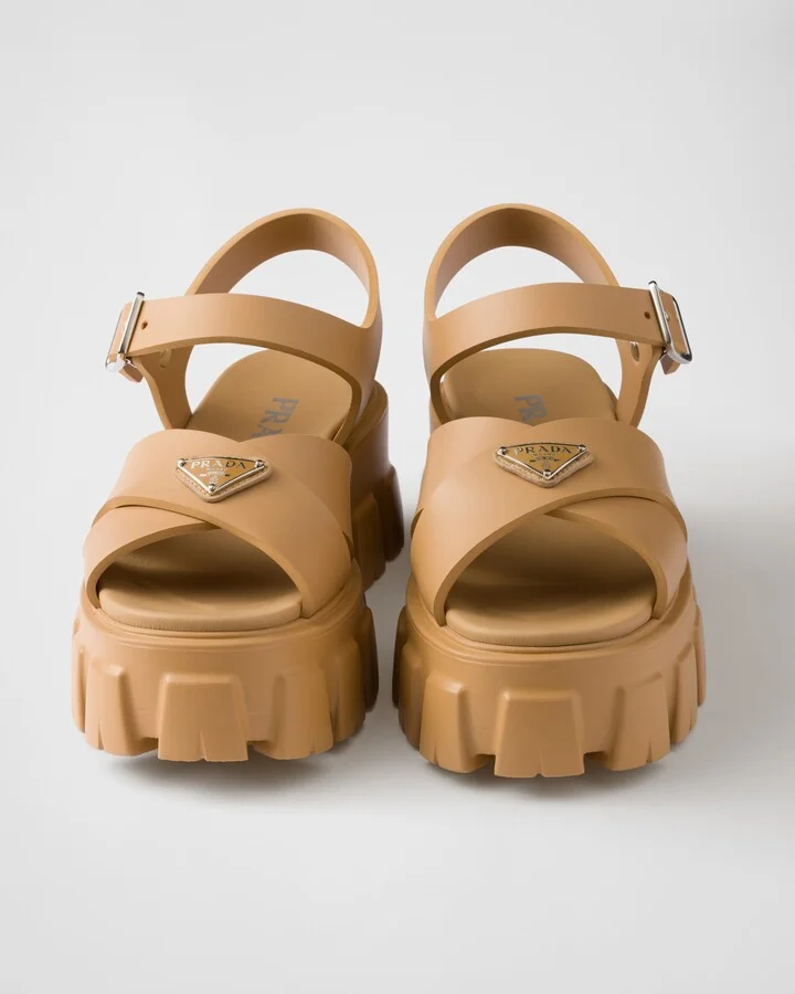 Monolith rubber sandals - Image 5