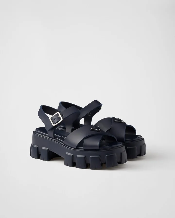 Monolith rubber sandals