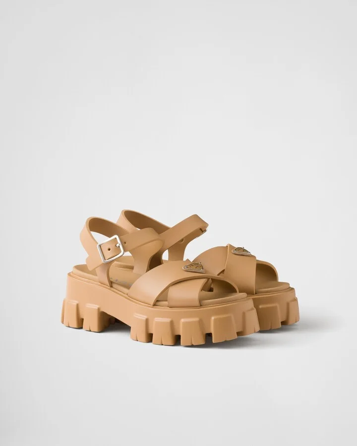 Monolith rubber sandals