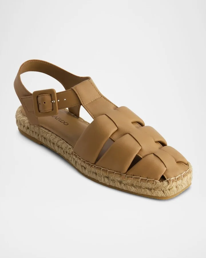 Monri Leather Fisherman Espadrilles - Image 2
