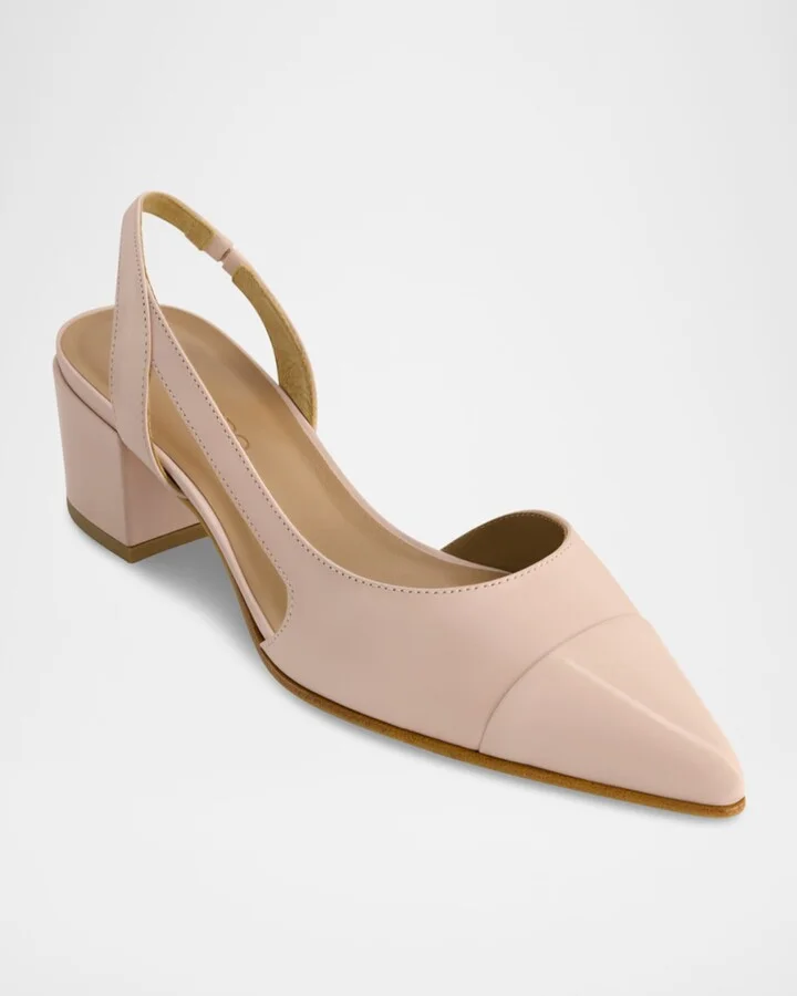 Monroe Cap-Toe Slingback Pumps - Image 3