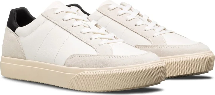 White Leather Black