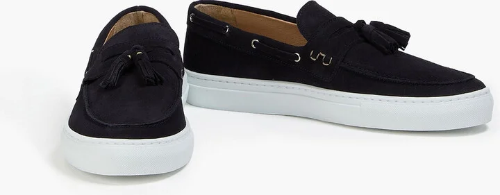 Monta tasseled suede boat shoes - Image 5