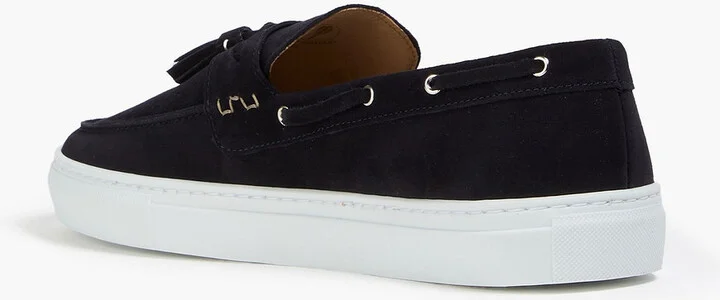 Monta tasseled suede boat shoes - Image 6
