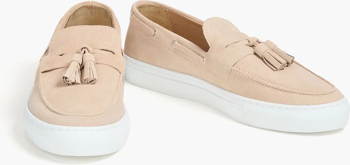 Monta tasseled suede boat shoes - Image 8