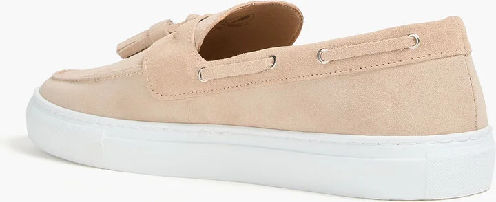 Monta tasseled suede boat shoes - Image 9