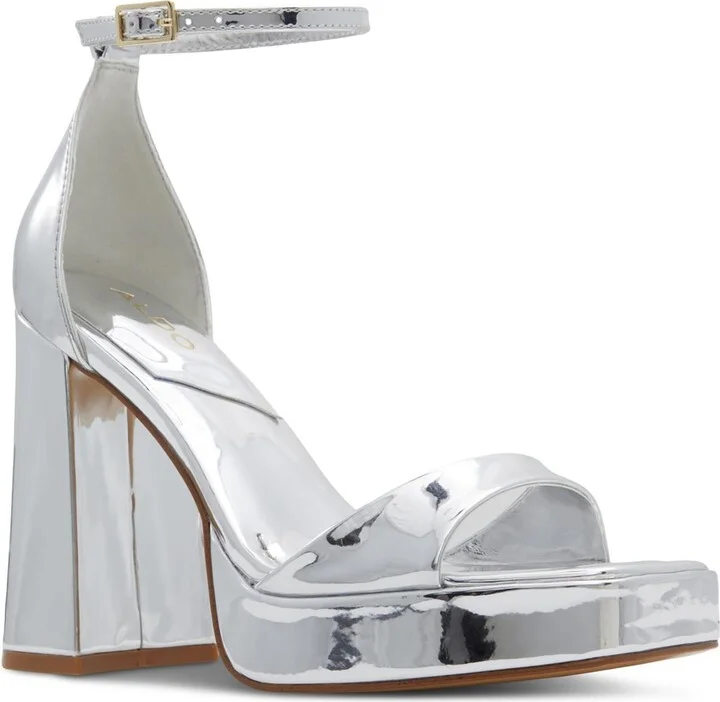 Montag Womens Strappy Man Made Block Heels