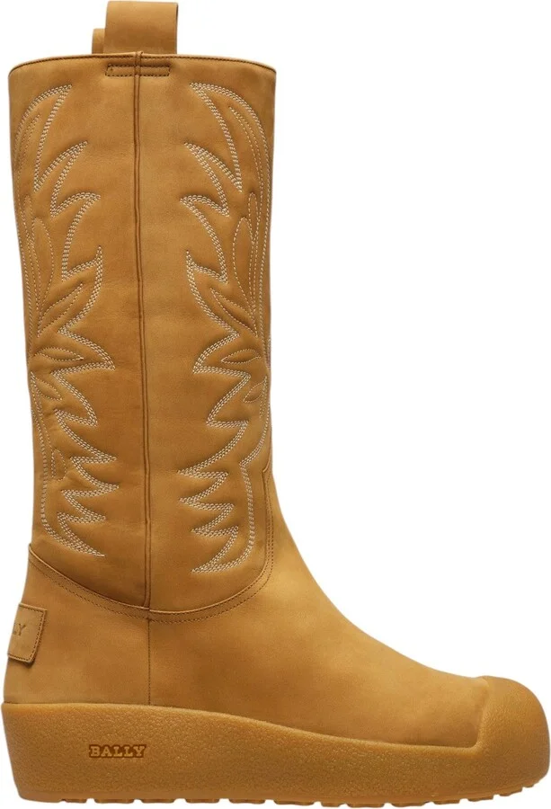 Montana 6302930 Men's Camel Leather Knee-High Boots