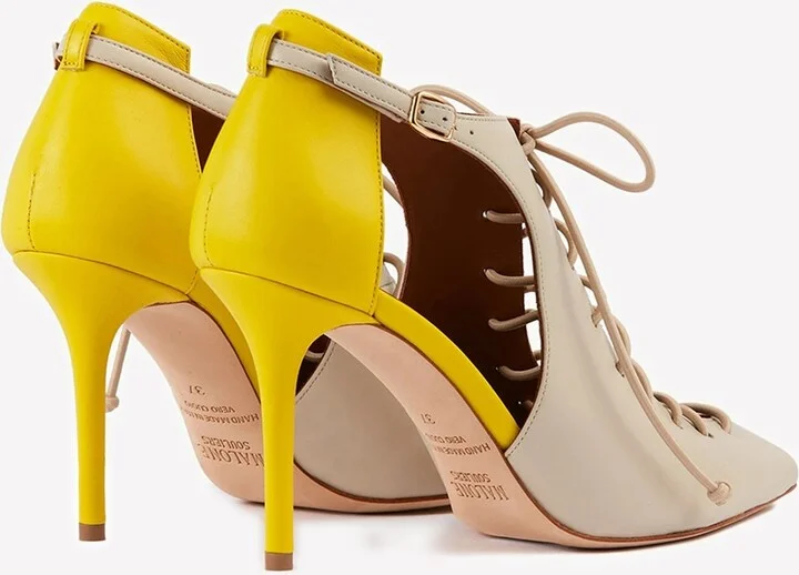 Montana 85 Lace-Up Nappa Leather Pumps - Image 2