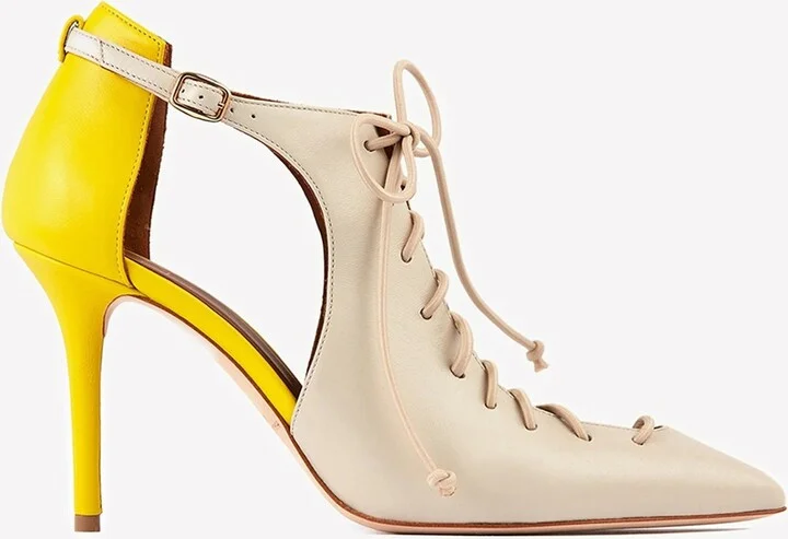 Montana 85 Lace-Up Nappa Leather Pumps
