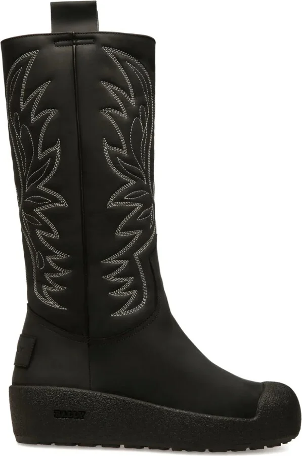 Montana stitched knee-high boots