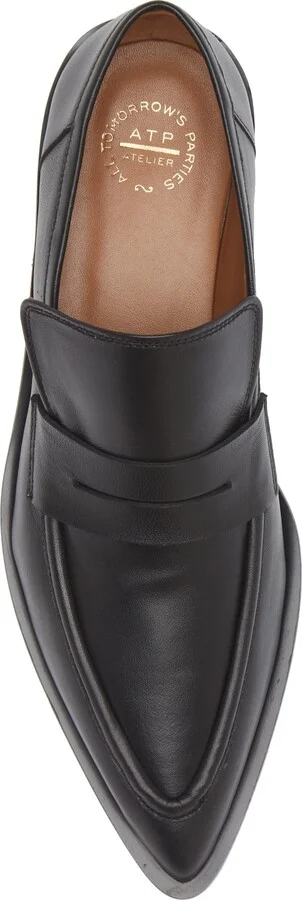 Montazzoli Pointed Toe Penny Loafer - Image 5