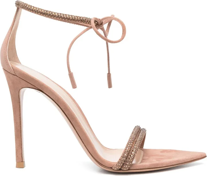 Montecarlo 105mm suede sandals