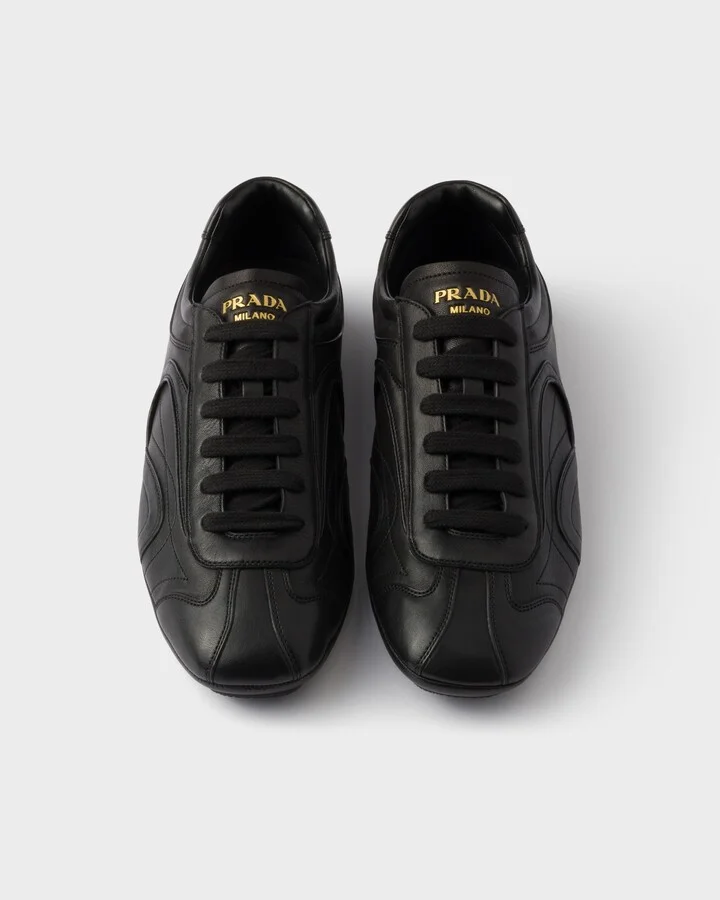 Montecarlo Re-Edition 2005 antiqued nappa leather sneakers - Image 4