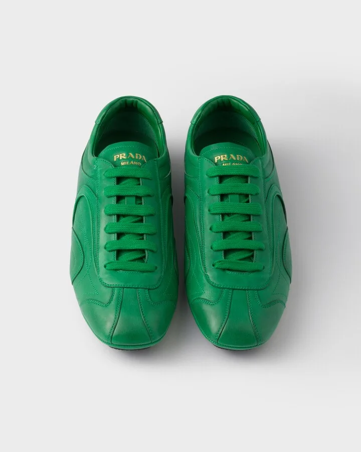 Montecarlo Re-Edition 2005 antiqued nappa leather sneakers - Image 4