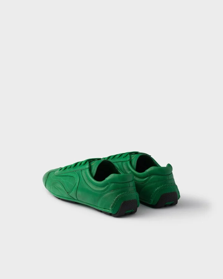 Montecarlo Re-Edition 2005 antiqued nappa leather sneakers - Image 5