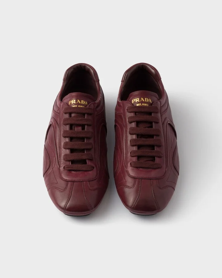 Montecarlo Re-Edition 2005 antiqued nappa leather sneakers - Image 4
