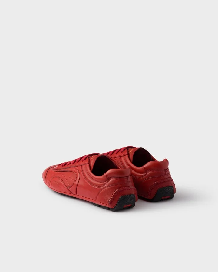 Montecarlo Re-Edition 2005 antiqued nappa leather sneakers - Image 5