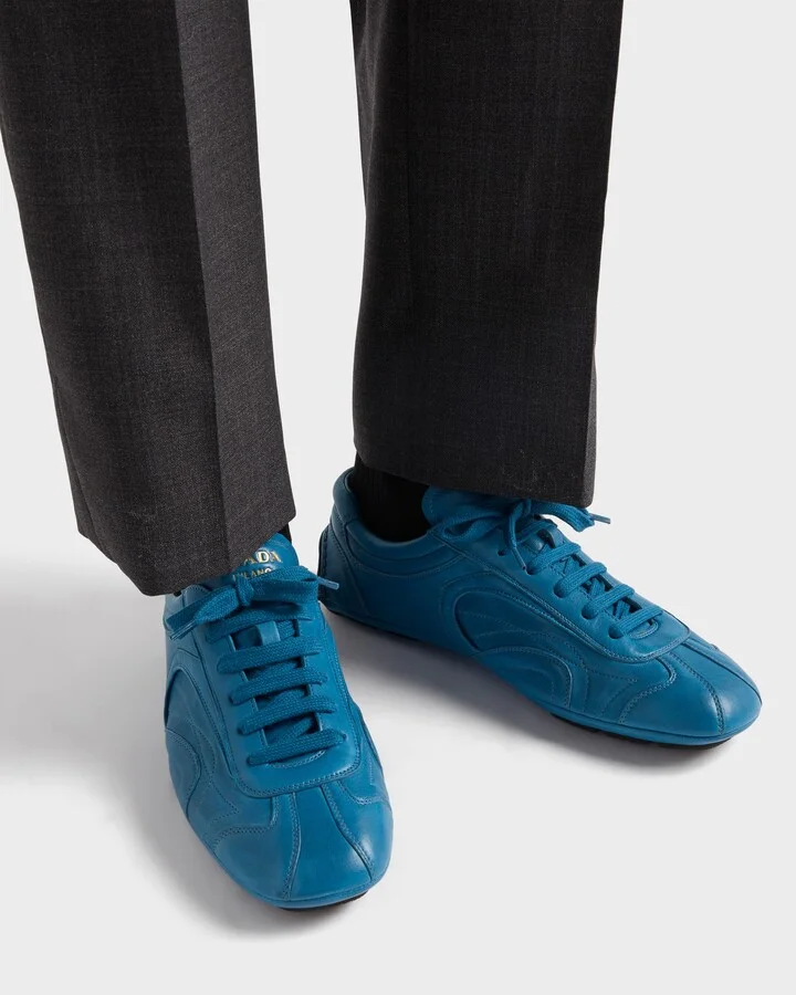Montecarlo Re-Edition 2005 antiqued nappa leather sneakers - Image 3