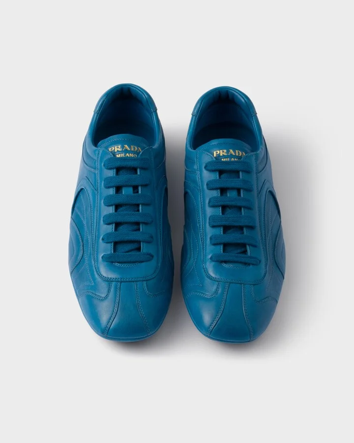Montecarlo Re-Edition 2005 antiqued nappa leather sneakers - Image 4