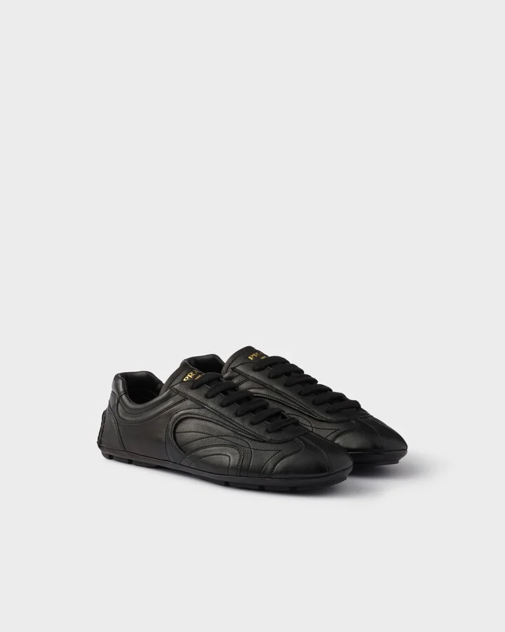 Montecarlo Re-Edition 2005 antiqued nappa leather sneakers