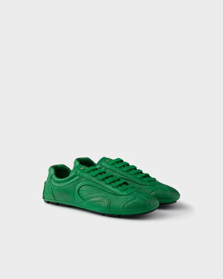 Montecarlo Re-Edition 2005 antiqued nappa leather sneakers