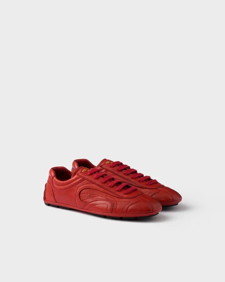 Montecarlo Re-Edition 2005 antiqued nappa leather sneakers