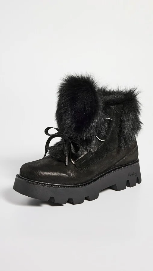 Montelliana Aurora Goat Fur Boots - Image 4