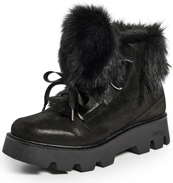 Montelliana Aurora Goat Fur Boots