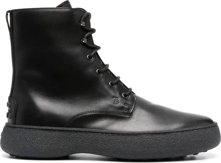 Montone lace-up leather boots