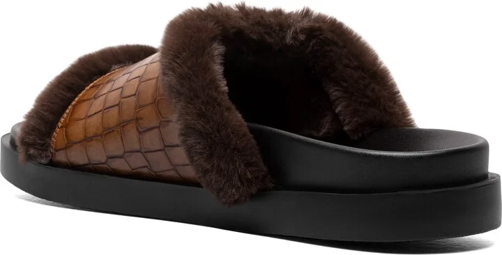 Monty Faux Fur Slide Sandal - Image 2