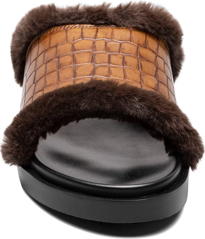 Monty Faux Fur Slide Sandal - Image 3
