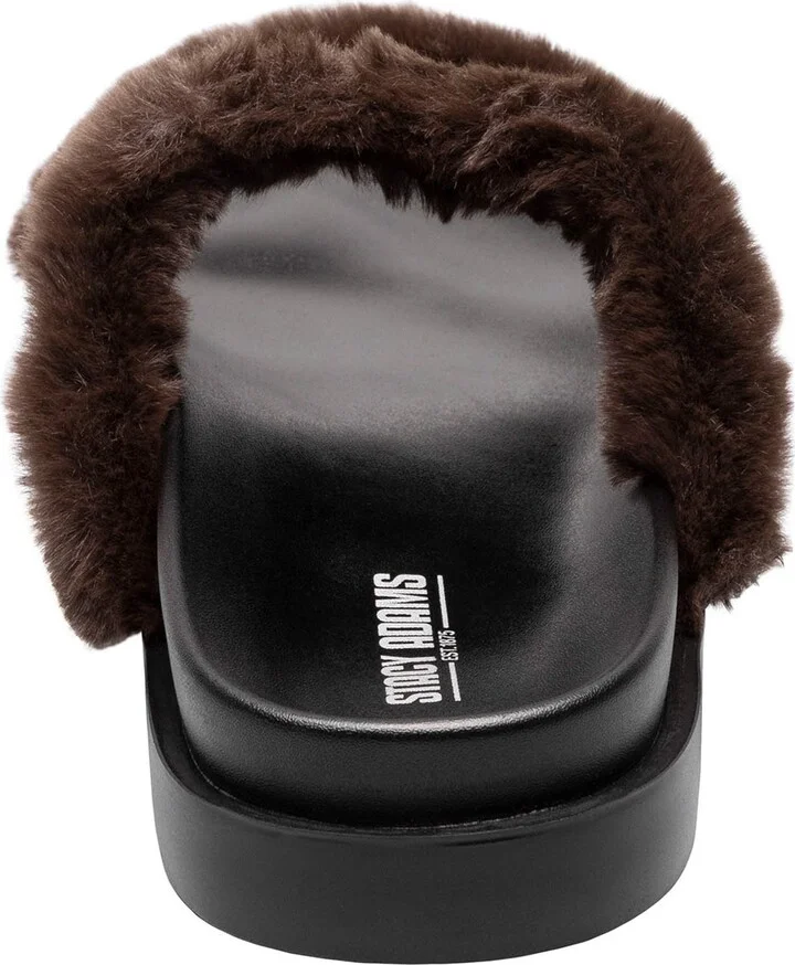 Monty Faux Fur Slide Sandal - Image 4