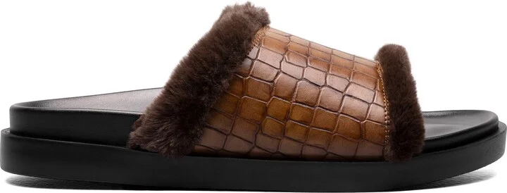 Monty Faux Fur Slide Sandal - Image 5