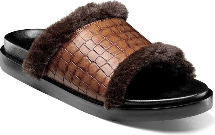 Monty Faux Fur Slide Sandal