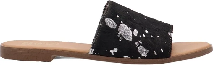 Moo Moo Genuine Calf Hair Slide Sandal - Image 2