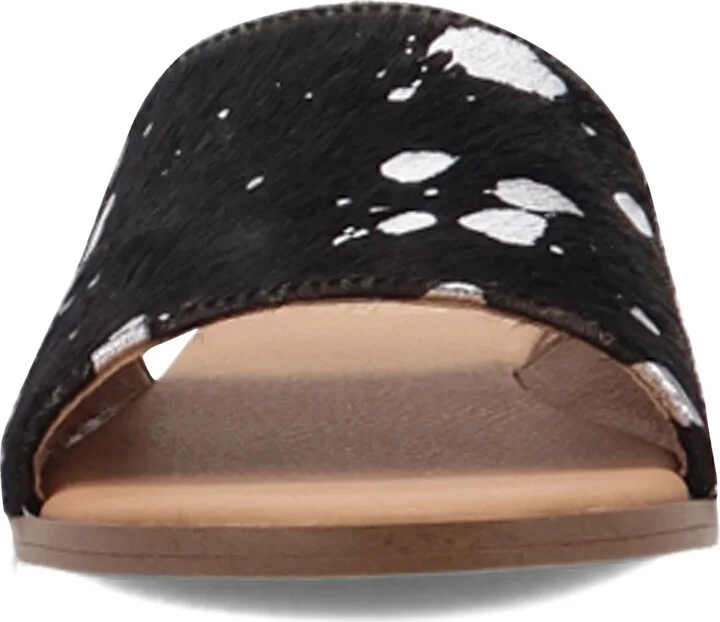 Moo Moo Genuine Calf Hair Slide Sandal - Image 3