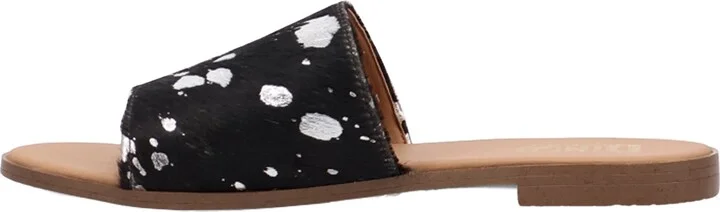 Moo Moo Genuine Calf Hair Slide Sandal - Image 7